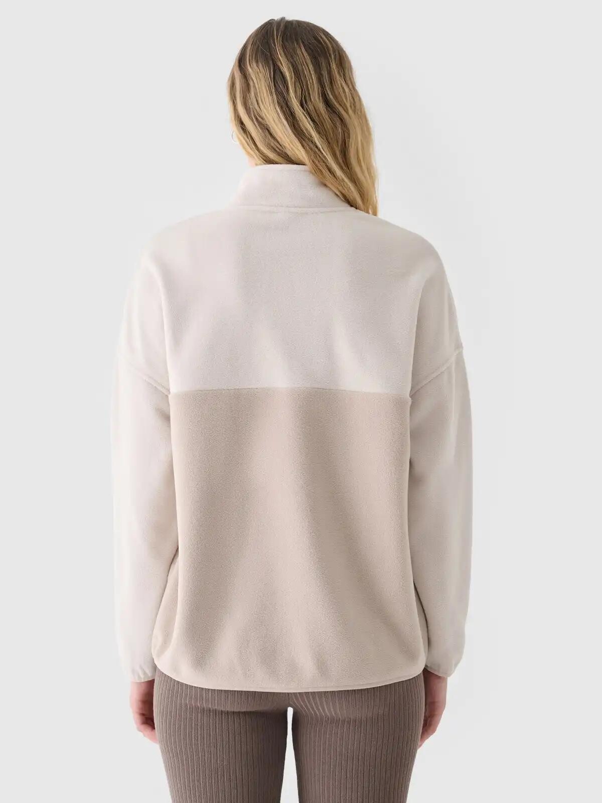 Women's fleece sweatshirt 4F