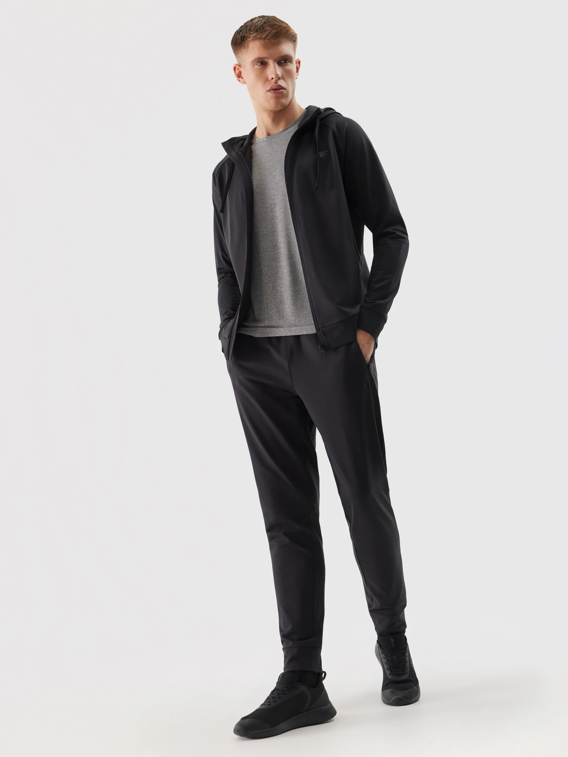Men&#039;s 4F Quick Dry Sports Pants - Black
