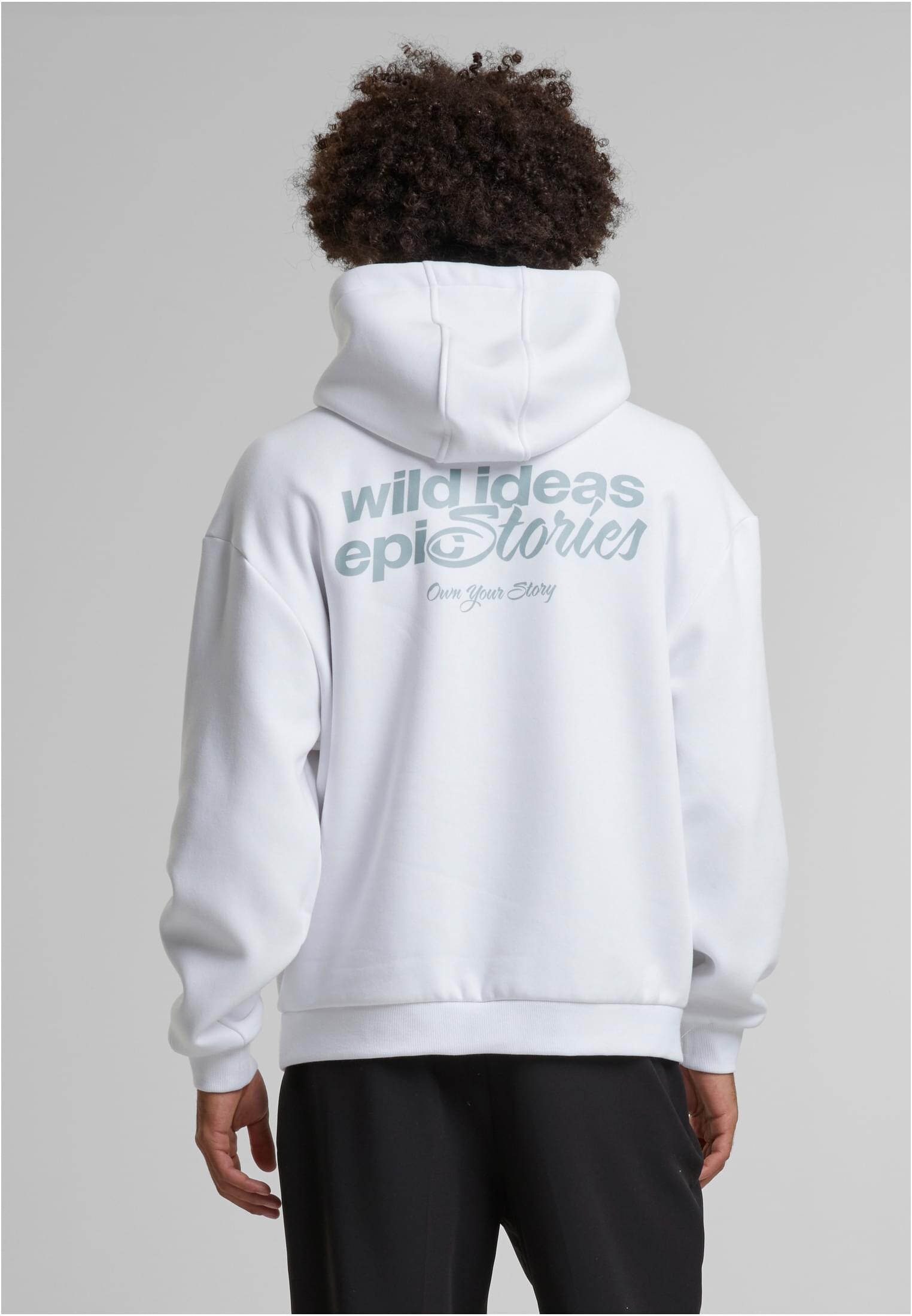 Men&#039;s hoodie Wild Stories white