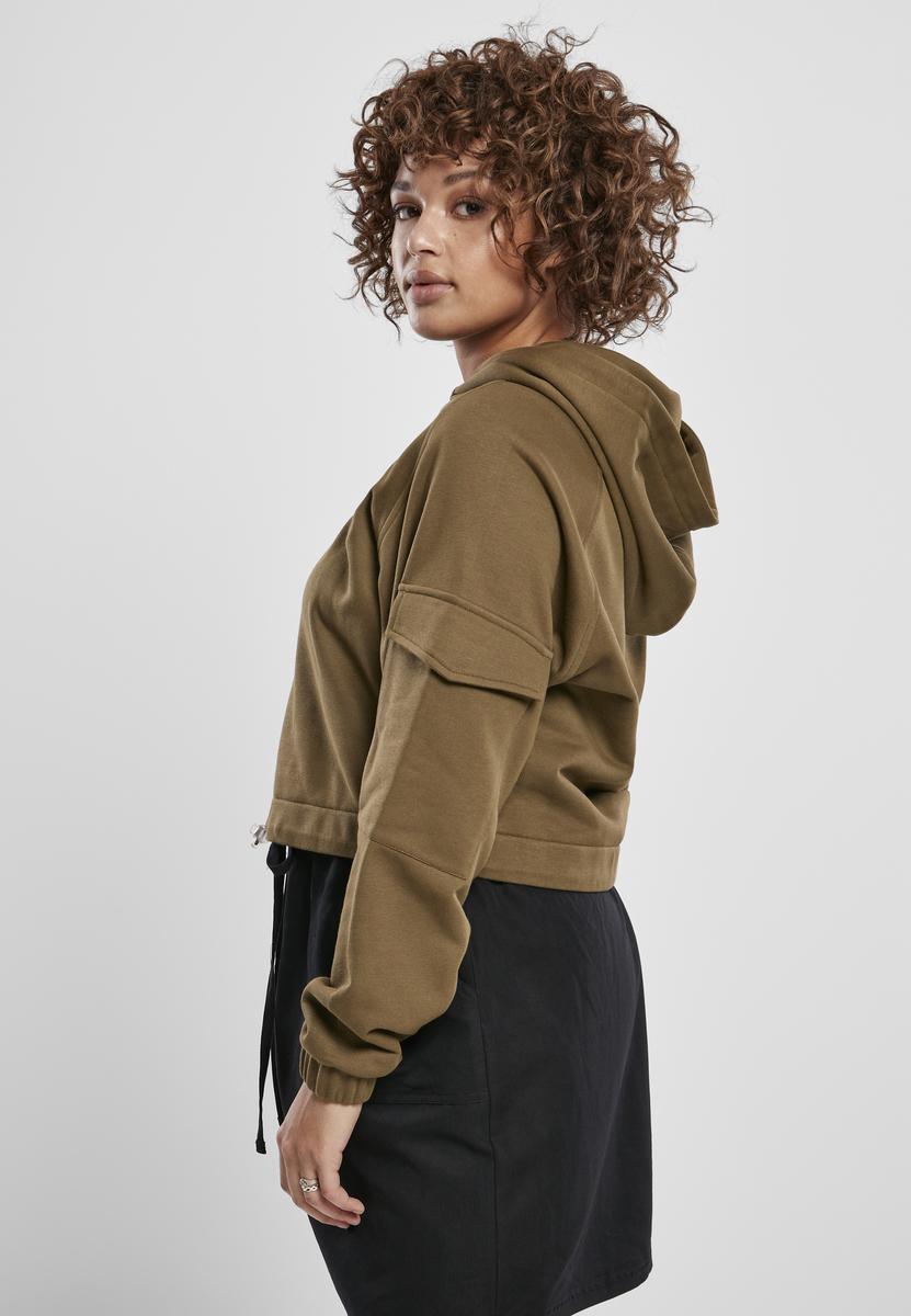 Doamnelor scurt lucrător Hoody Summerolive