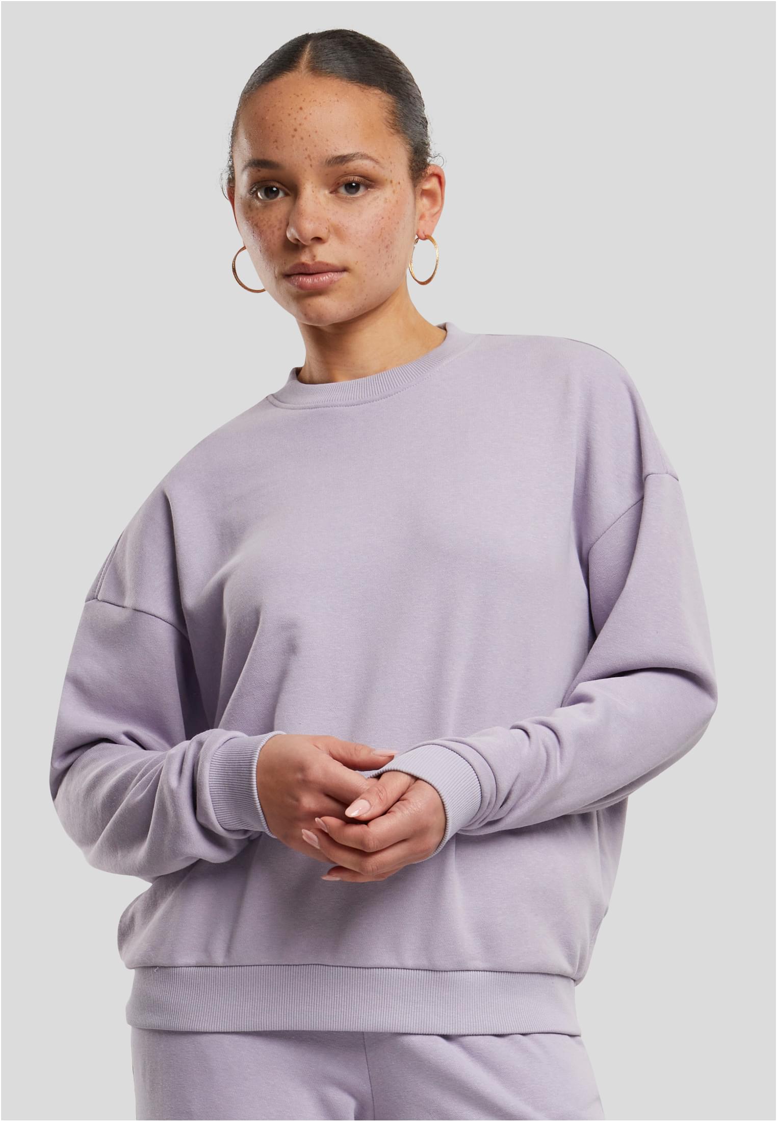 Women's Light Terry Sweatshirt - Purple