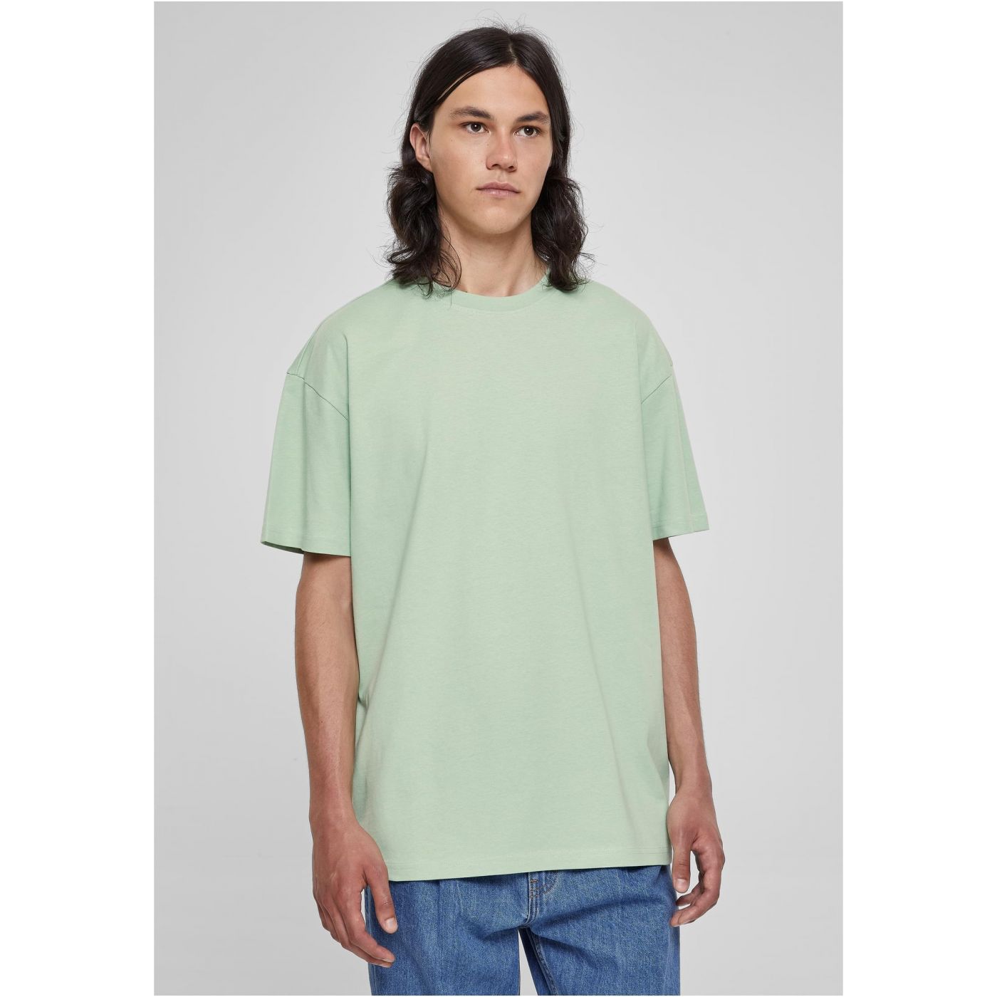 Těžké Oversized Tričko Vintagegreen