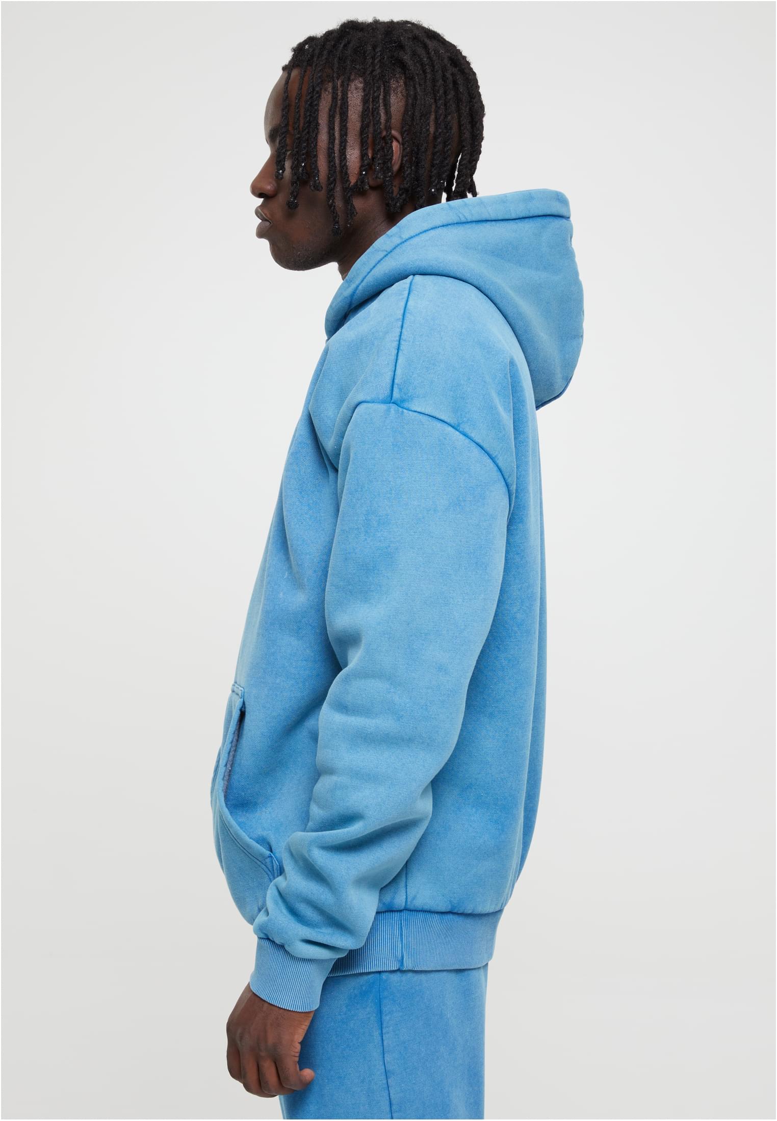 Stone Washed Hoody Royal