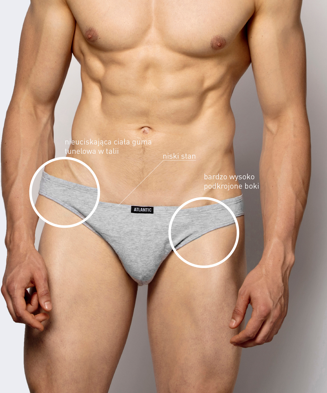 3-PACK Slipy męskie mini