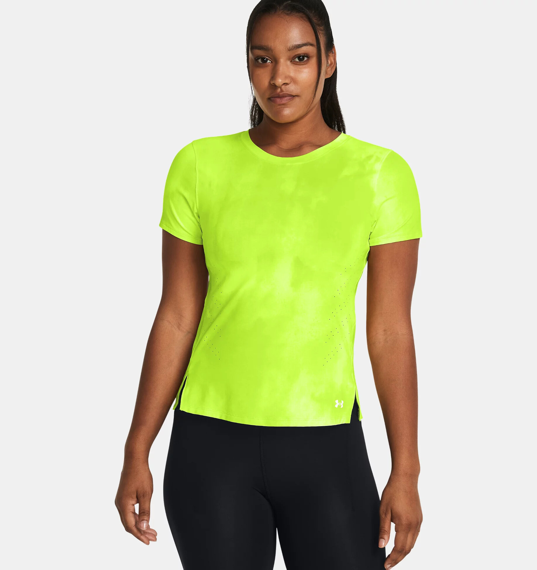 Women's T-shirt Under Armour Launch Elite Printed SS