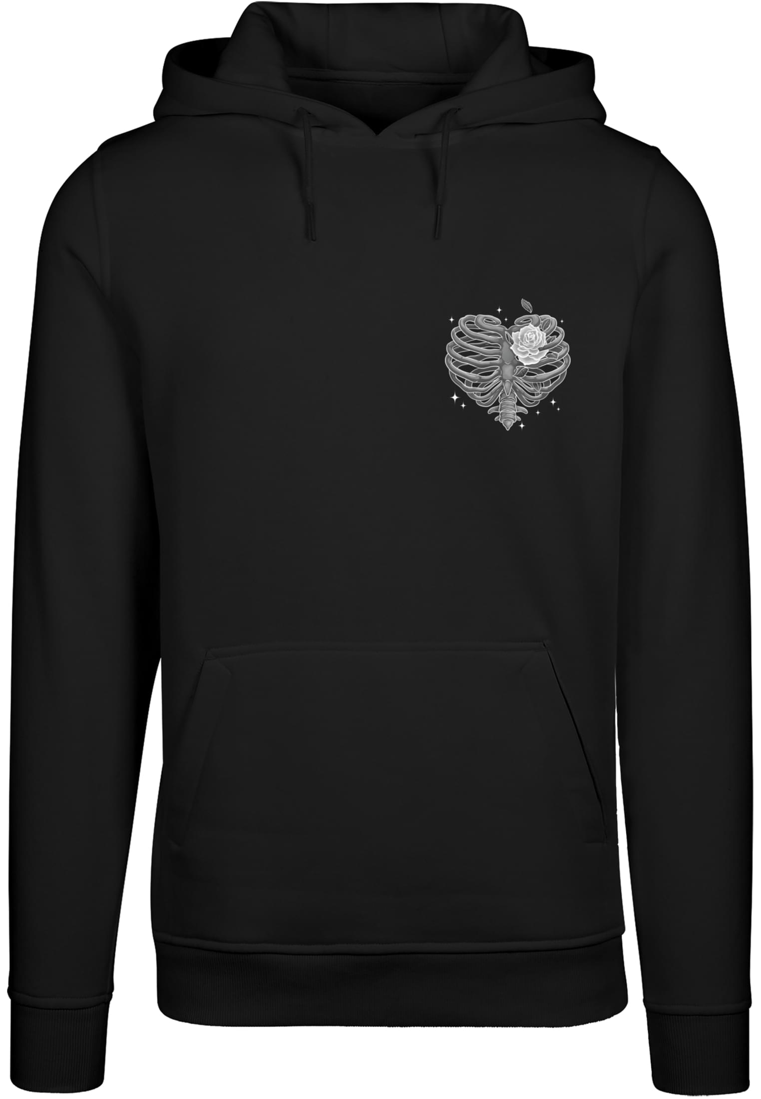 Men's Heart Cage Hoody Black