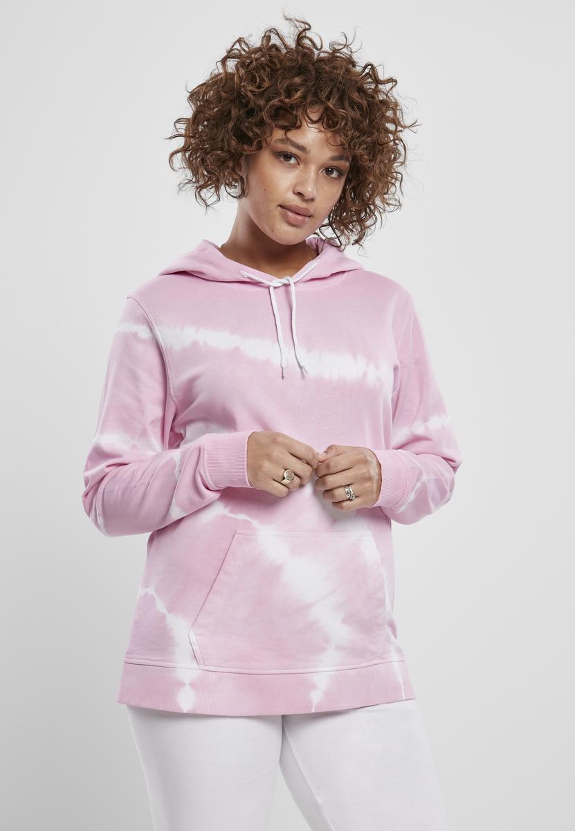 Doamnelor Tie Dye Hoody Girlypink