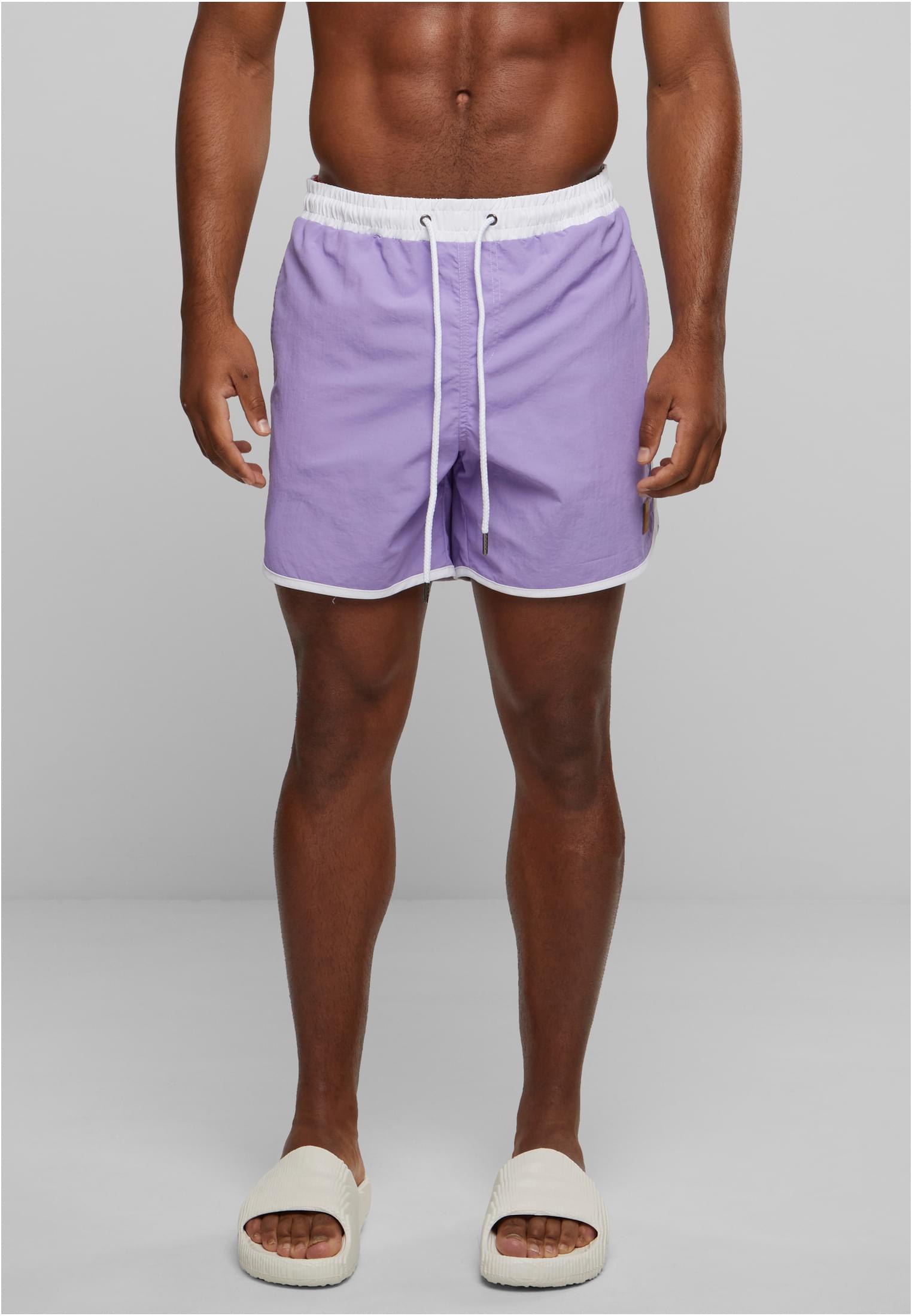 Men's Swimwear UC- Lavender/white