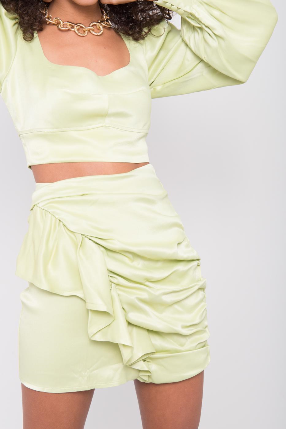 Fusta BSL Lime cu un bibelou