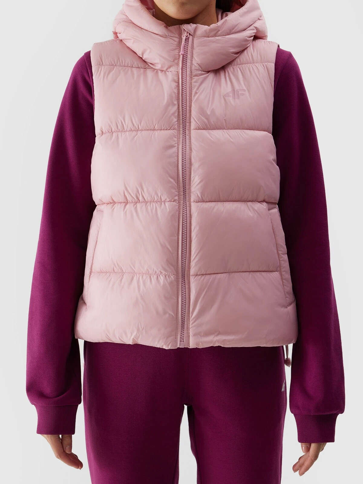 Women's 4F Synthetic Down Down Vest - Pink