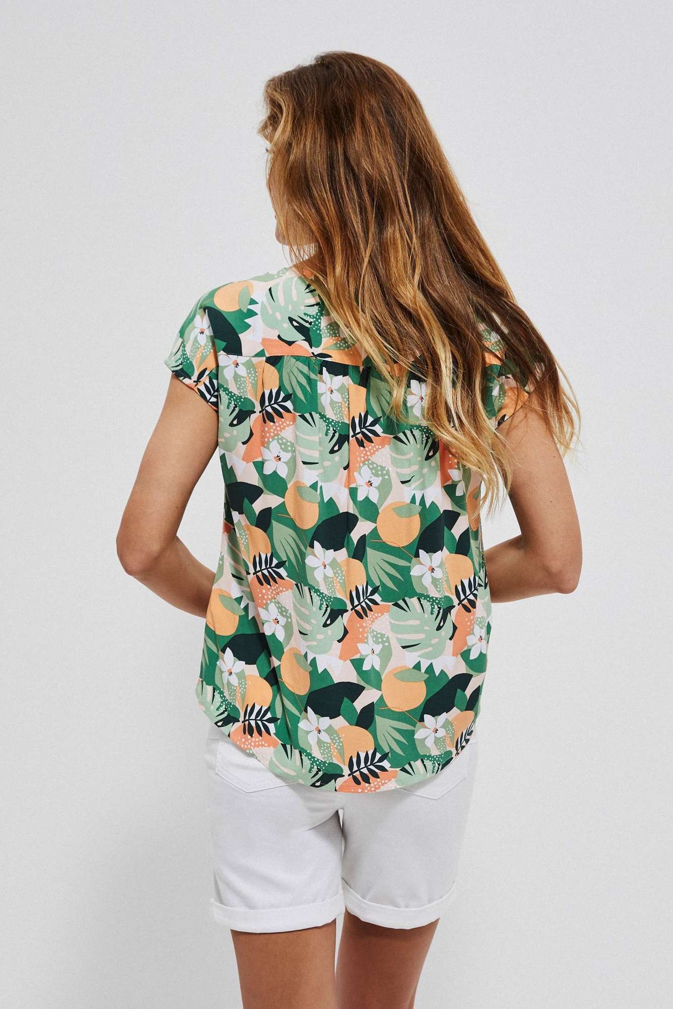 Shirts with a plant-based print