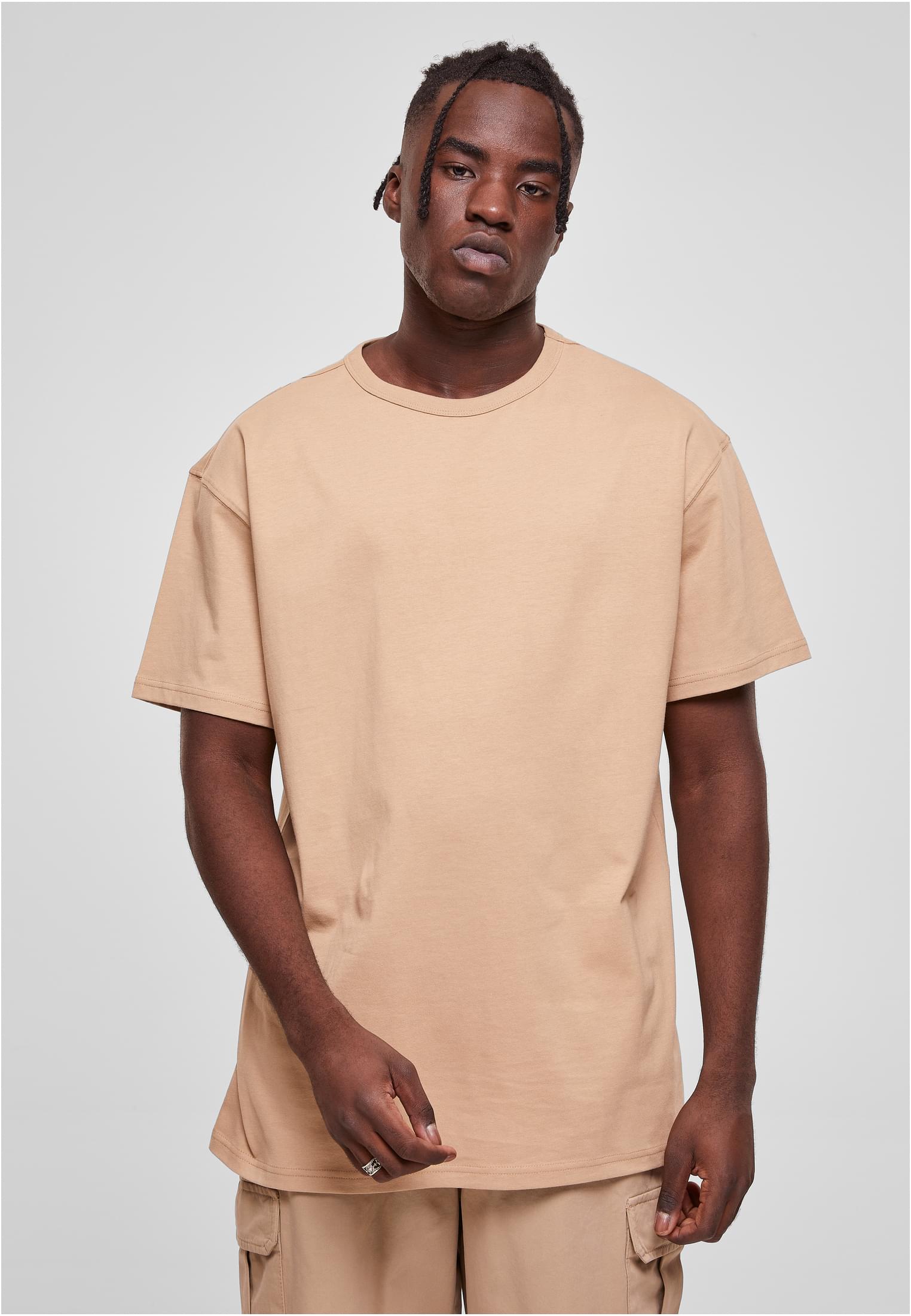 Oversized union T-shirt beige color