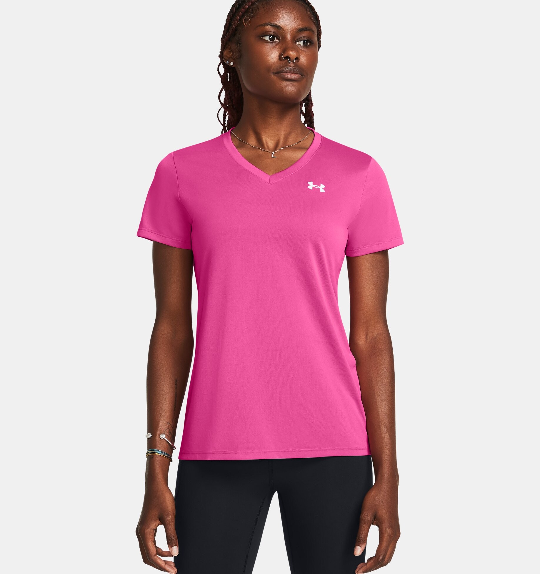 Women's T-shirt Under Armour Tech SSV- Solid