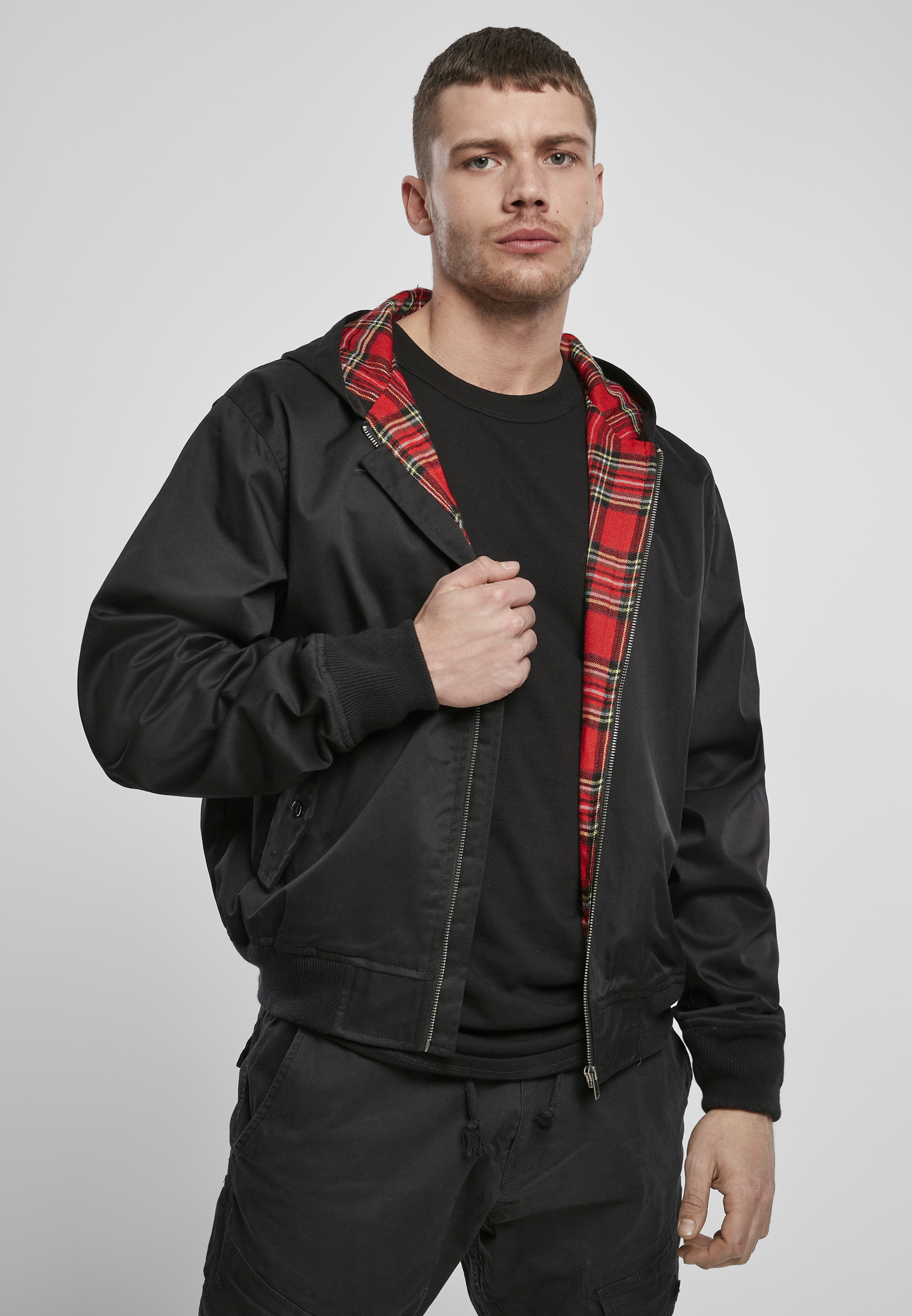 Lord Canterbury Hooded Jacket Black