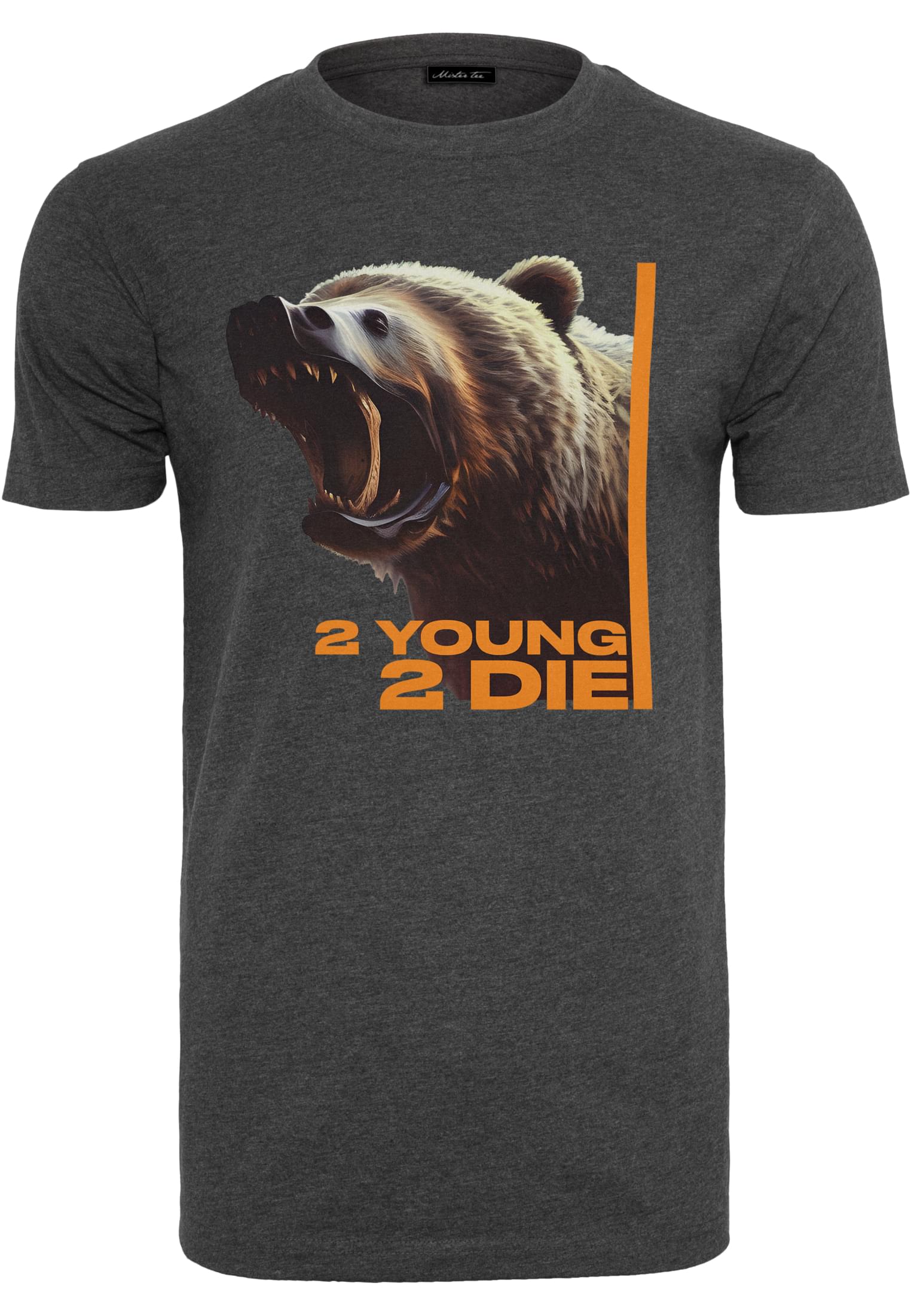 2 Young 2 Die Tee Charcoal