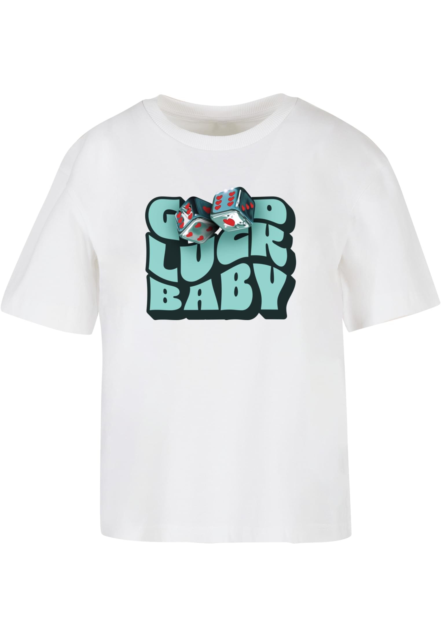 Dámské tričko Good Luck Baby bílé