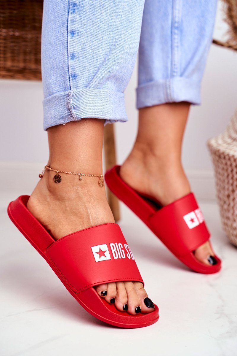 Women's Summer Slippers Big Star - Red