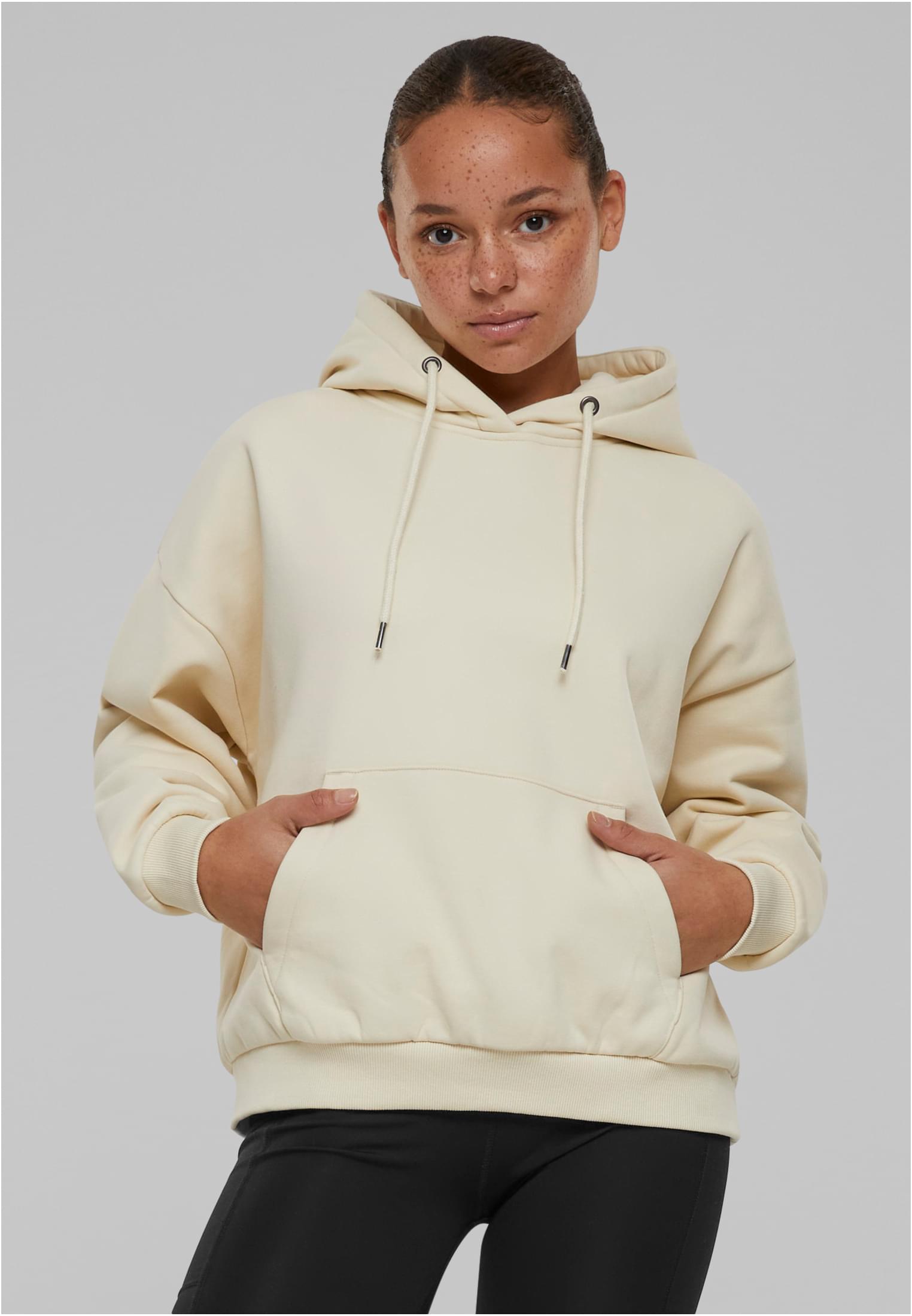 Womens Organic Oversized Hoodie - Cream
