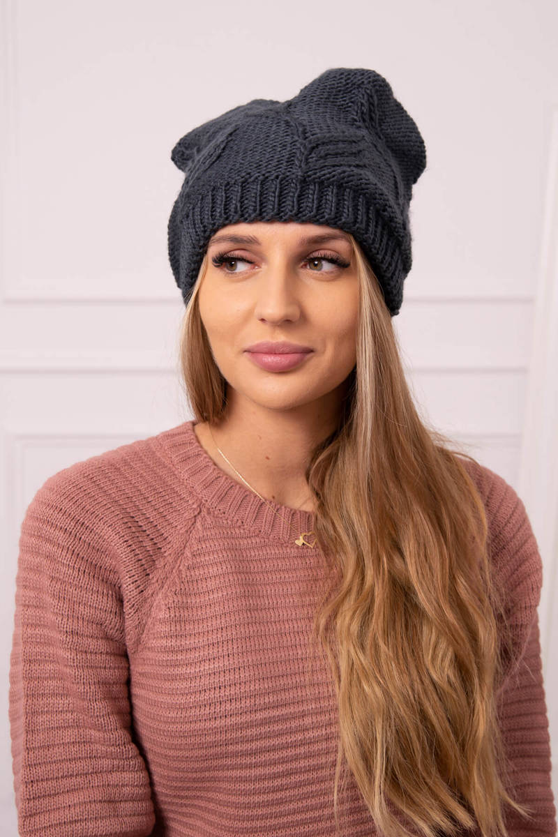 Lady's beanie Majka K376 graphite