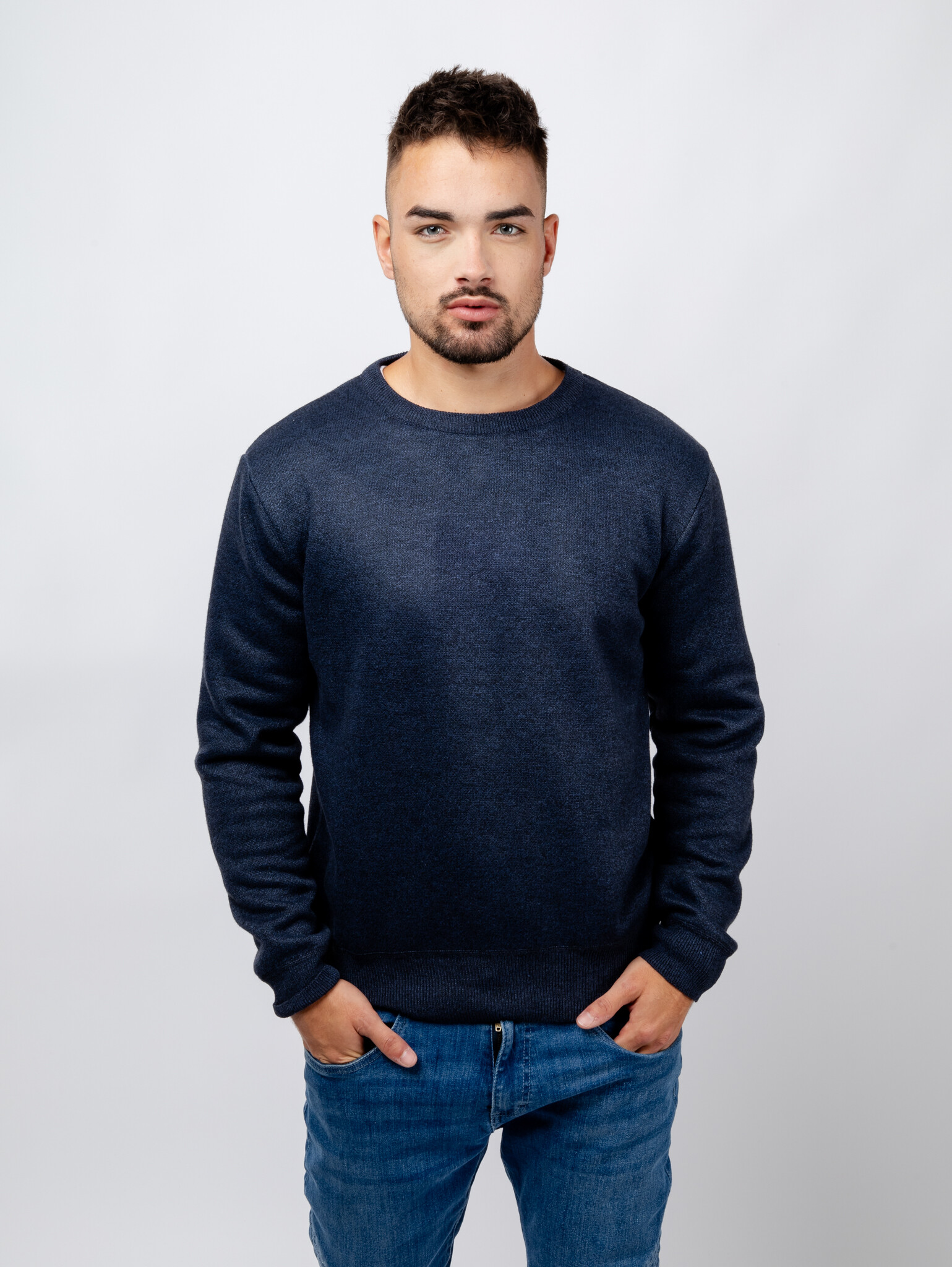Man Sweater GLANO - Dark Blue