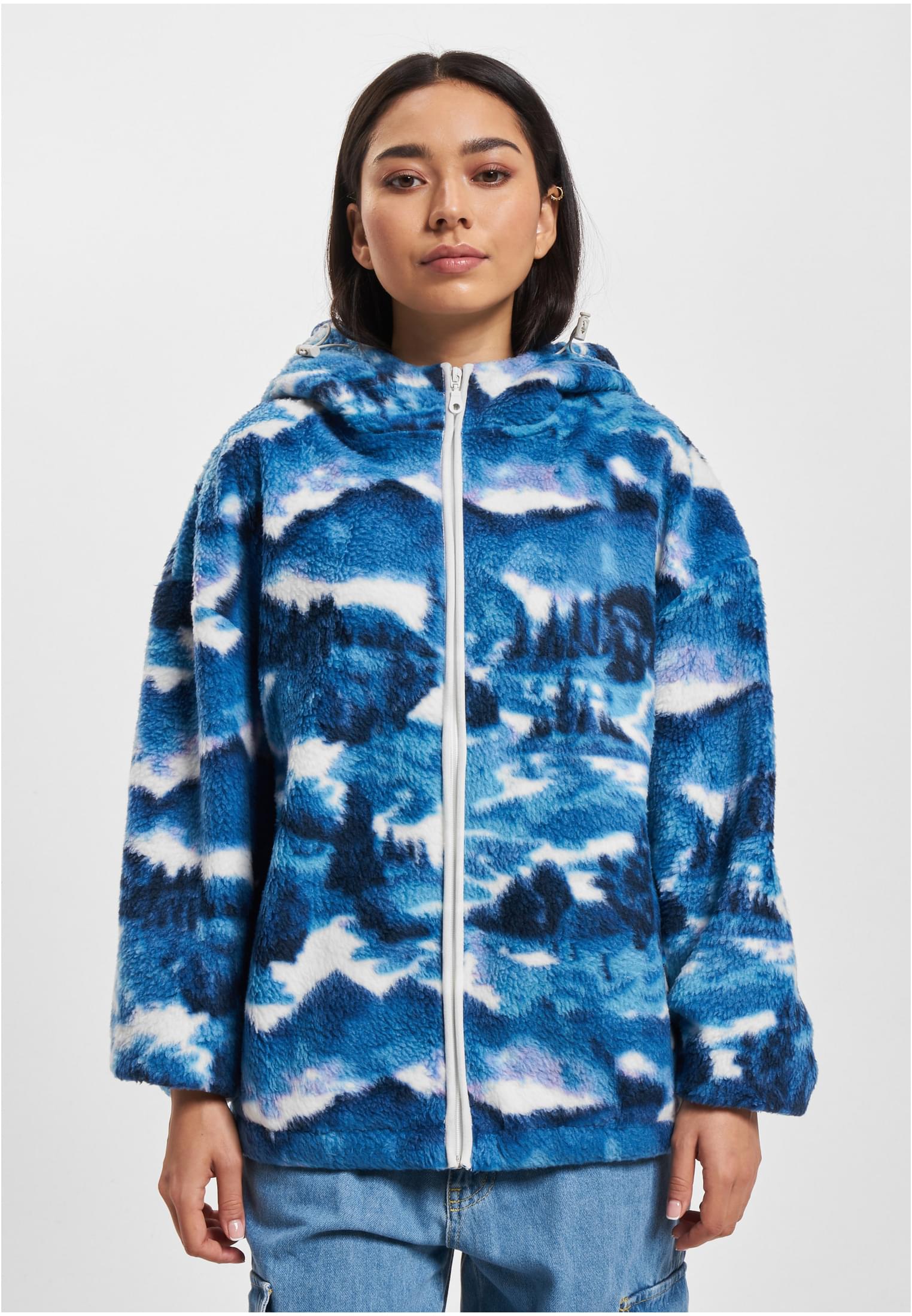 Women's Clouds Zip Hoody Blue