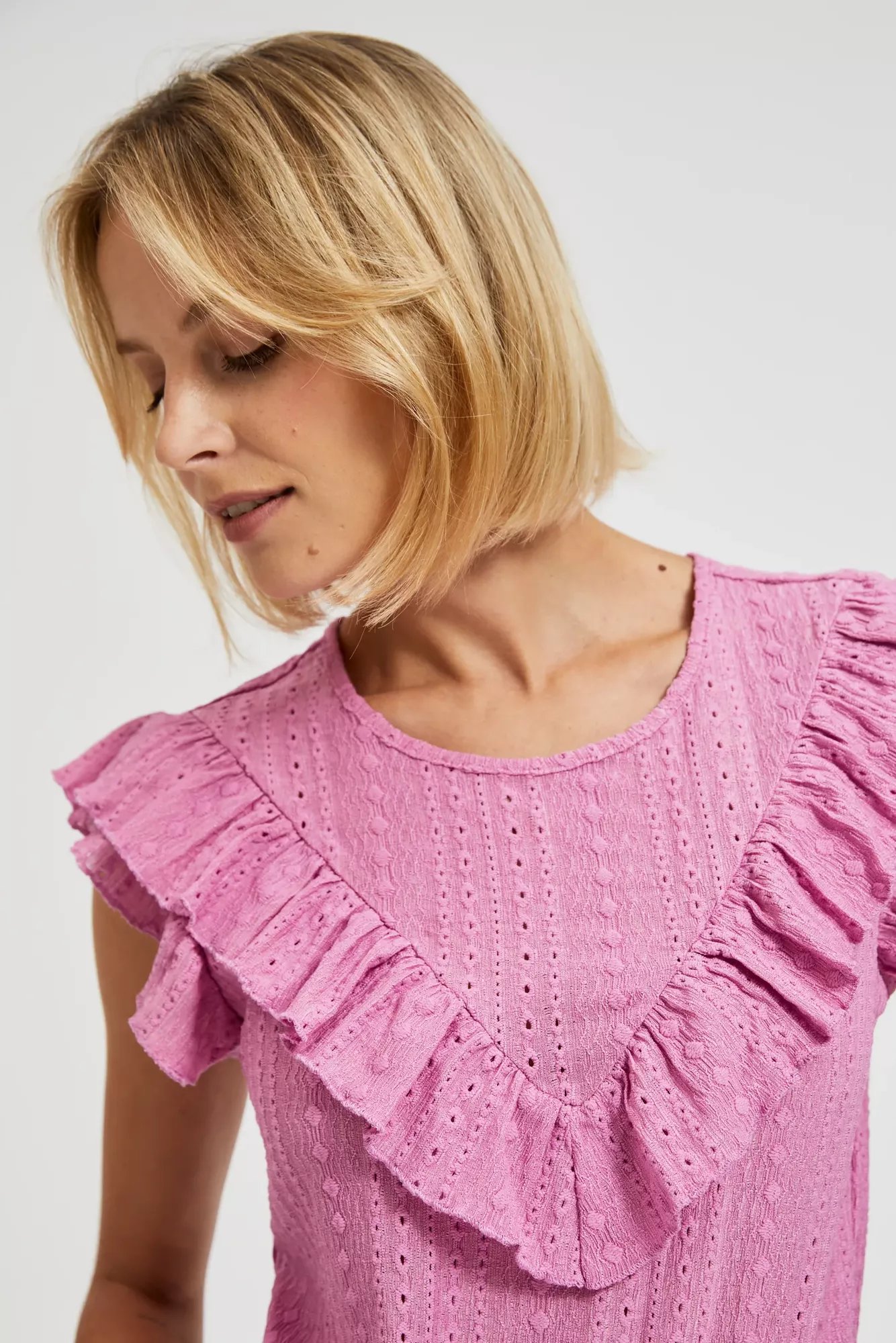 Women's blouse MOODO - pink