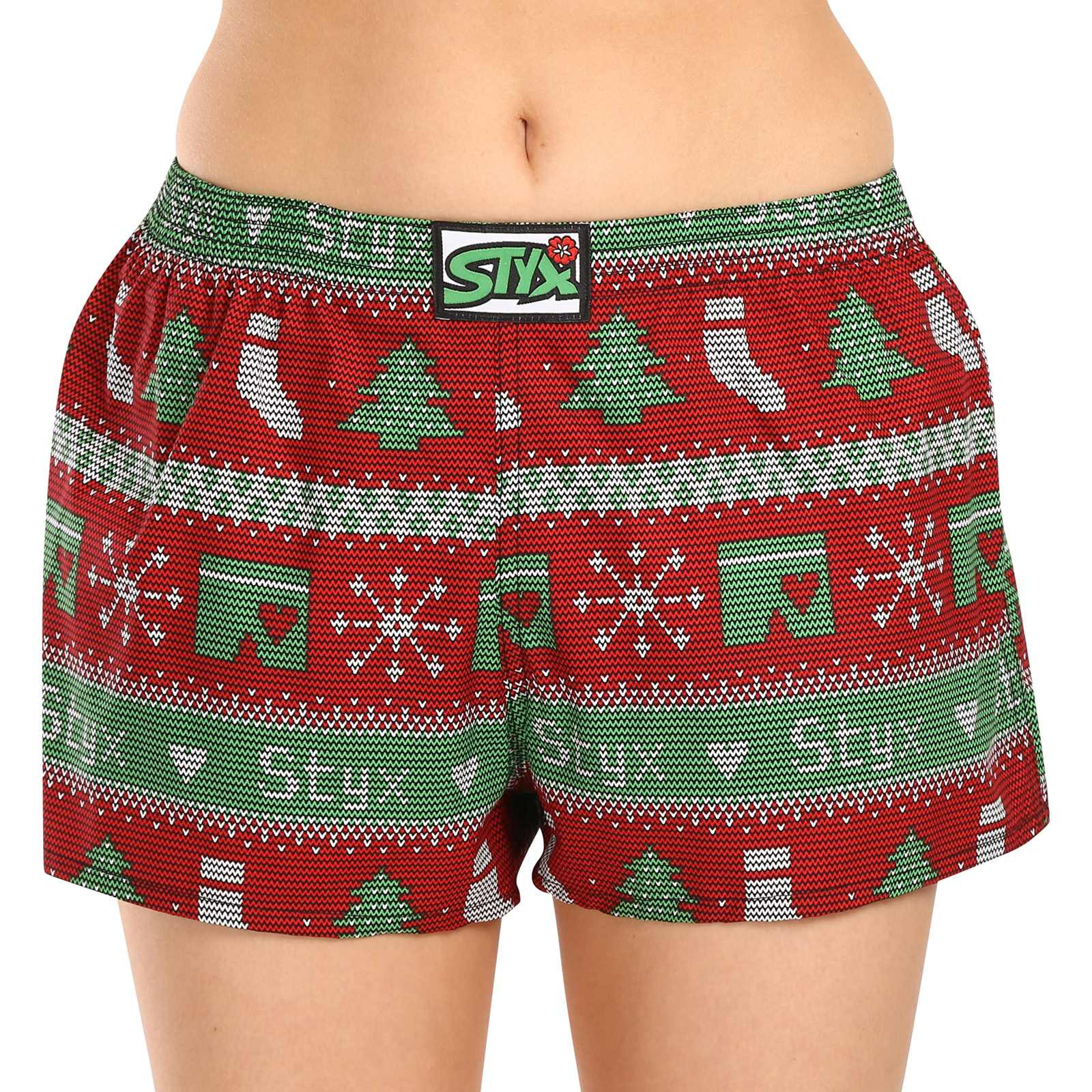 Women's Briefs Styx Art Classic Rubber Christmas Knitted