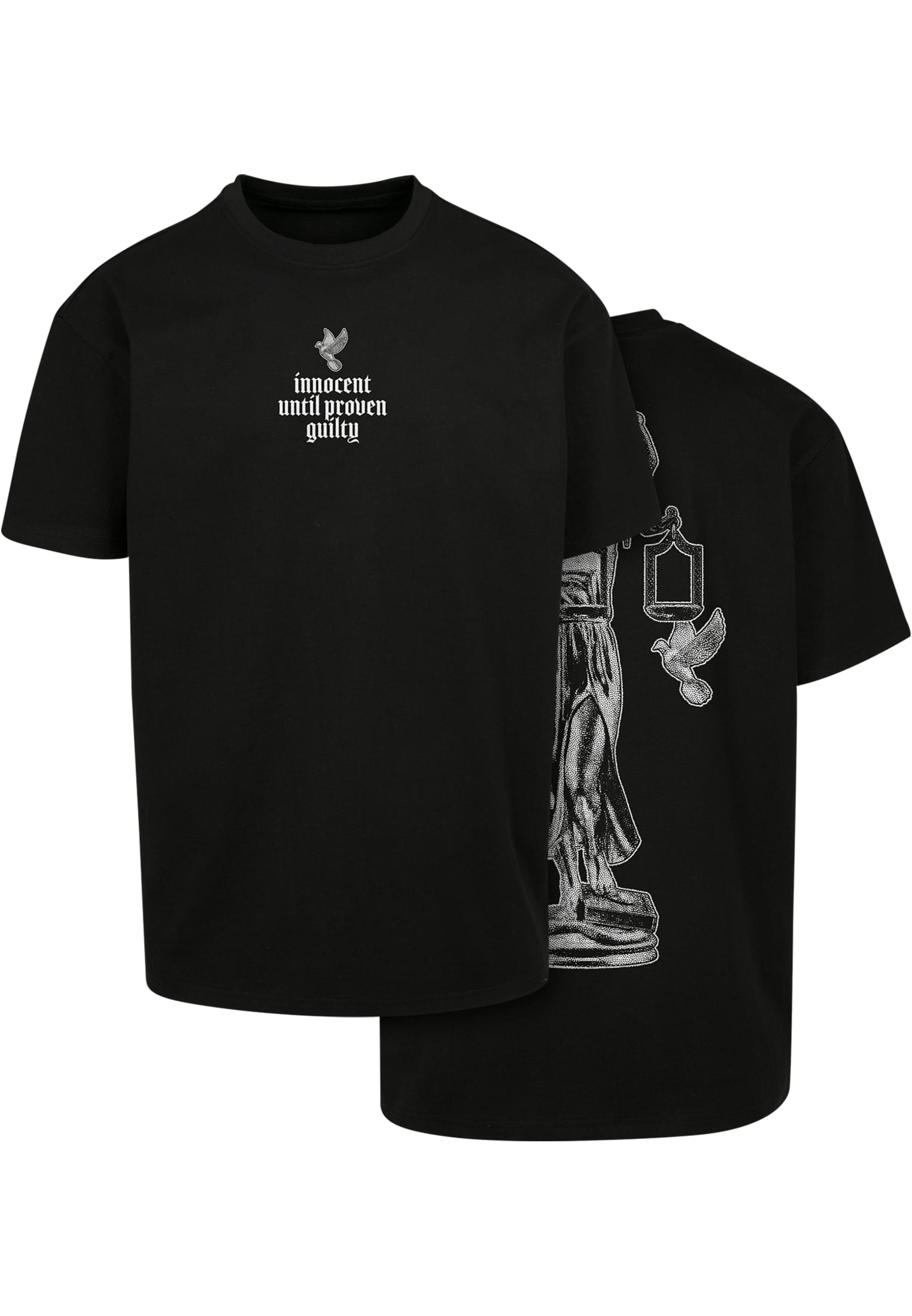 Justice Oversize T-Shirt Black