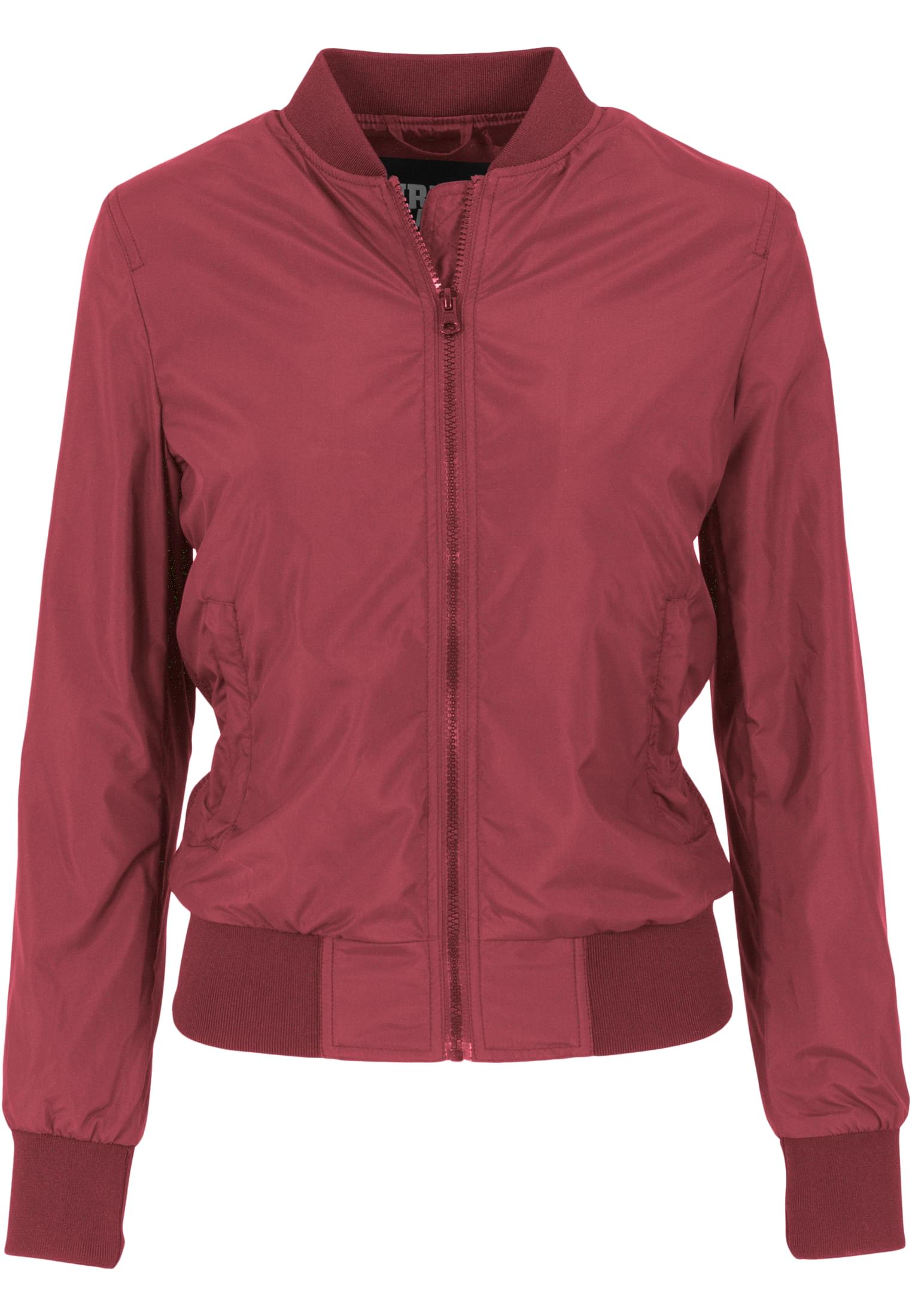 Doamnelor Light Bomber Jacket burgundy