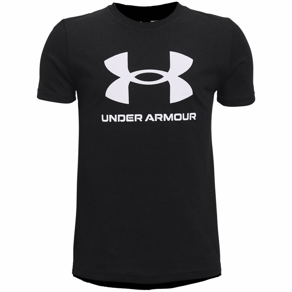 Children's T-shirt Under Armour Sportstyle Logo SS - Black