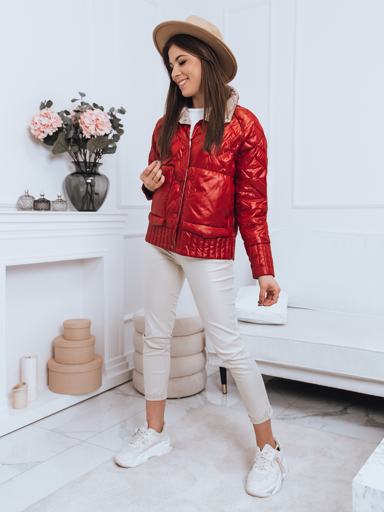 Kurtka damska ELBRA czerwona Dstreet