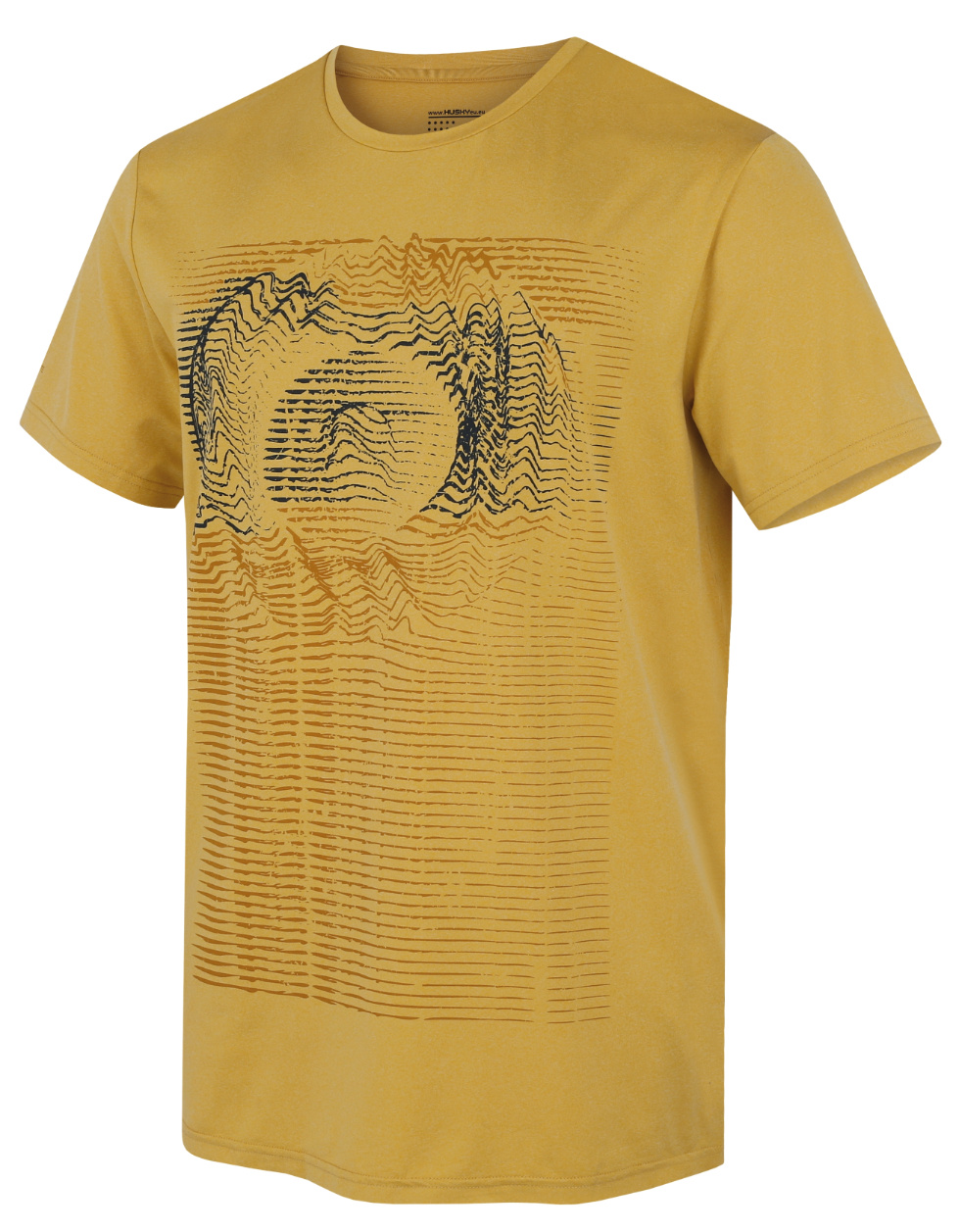 Men's functional T-shirt HUSKY Tash M yellow