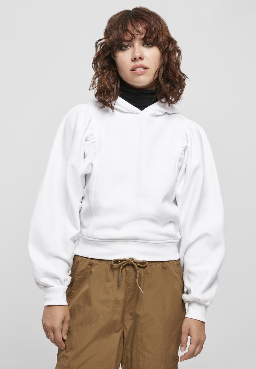 Doamnelor Organice Colectarea Batwing Hoody White