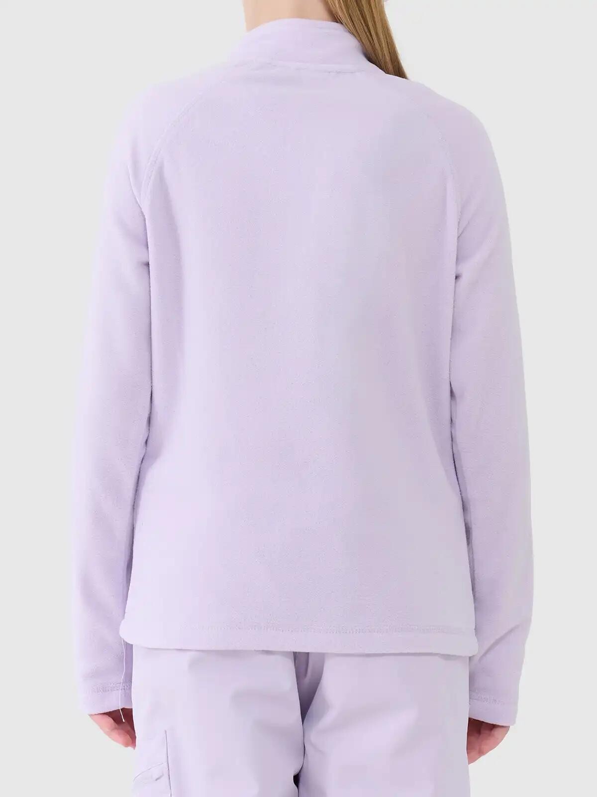 Girls' fleece sweatshirt 4F
