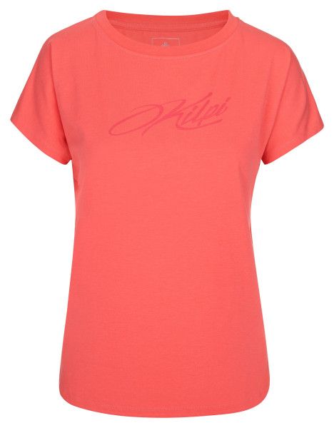 Levně Dámské bavlněné triko Kilpi NELLIM-W růžové