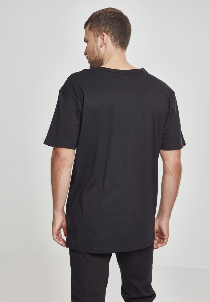 Levně Oversized tričko černé barvy