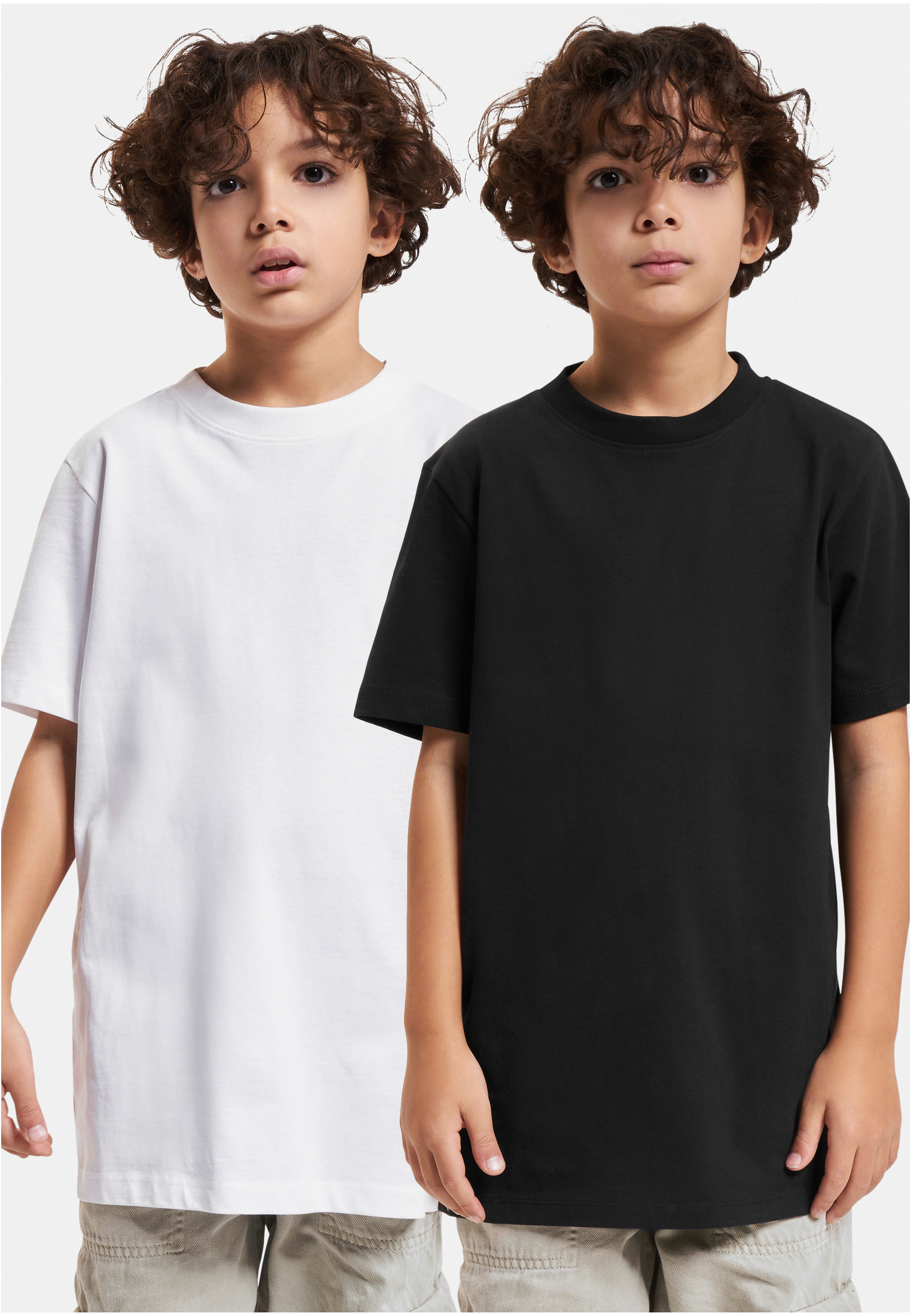 Boys Basic Tee 2-Pack White/black