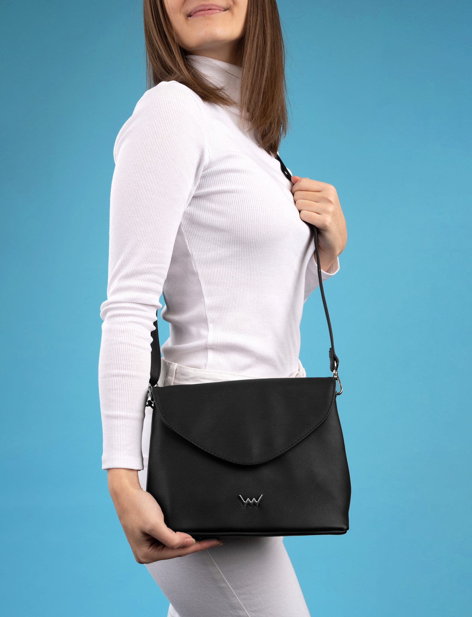 Geantă elegantă neagră Byrsa