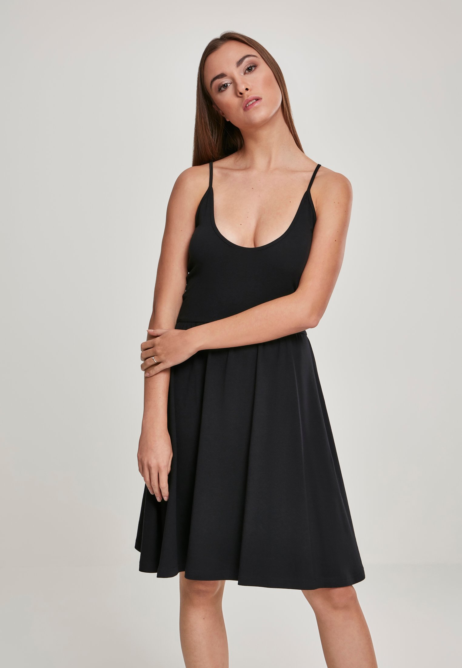 Women's Spaghetti Dress Black