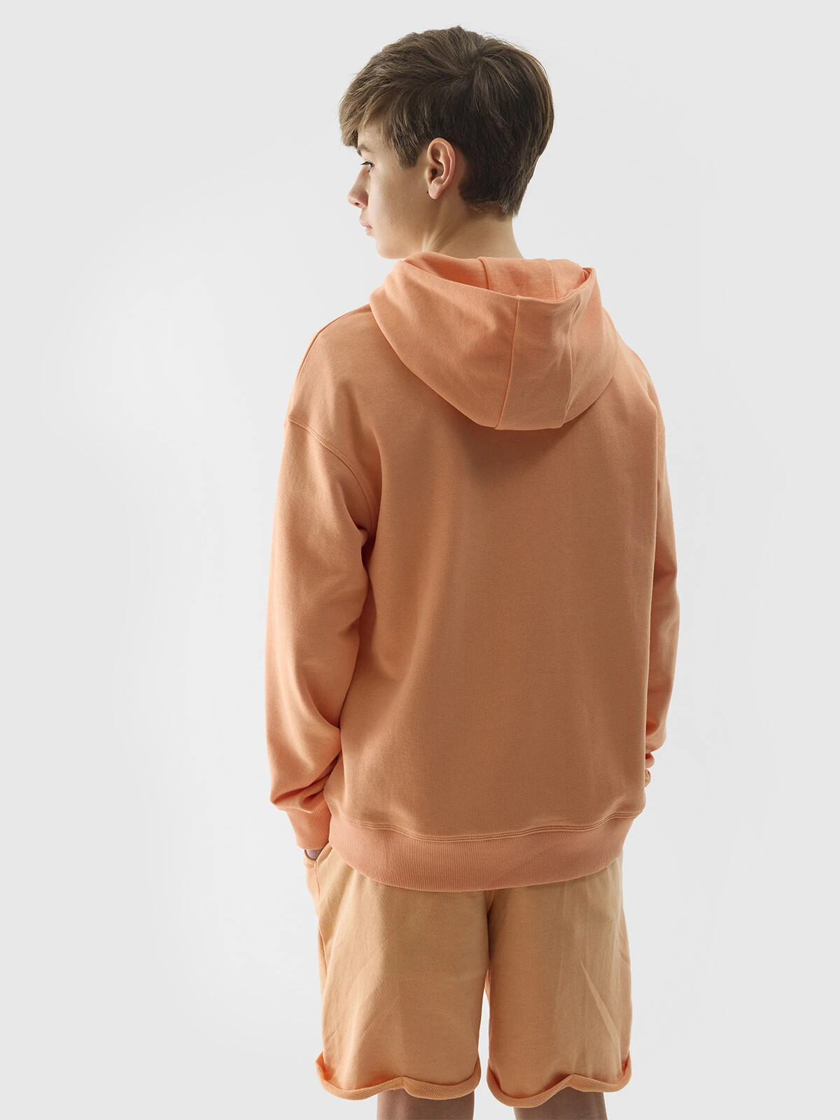 Boys&#039; 4F Hoodie - Orange