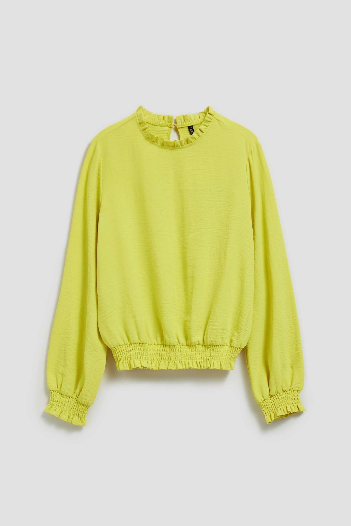Marisse Plain Lime Shirt