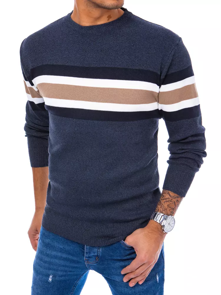 Dark blue men's sweater Dstreet