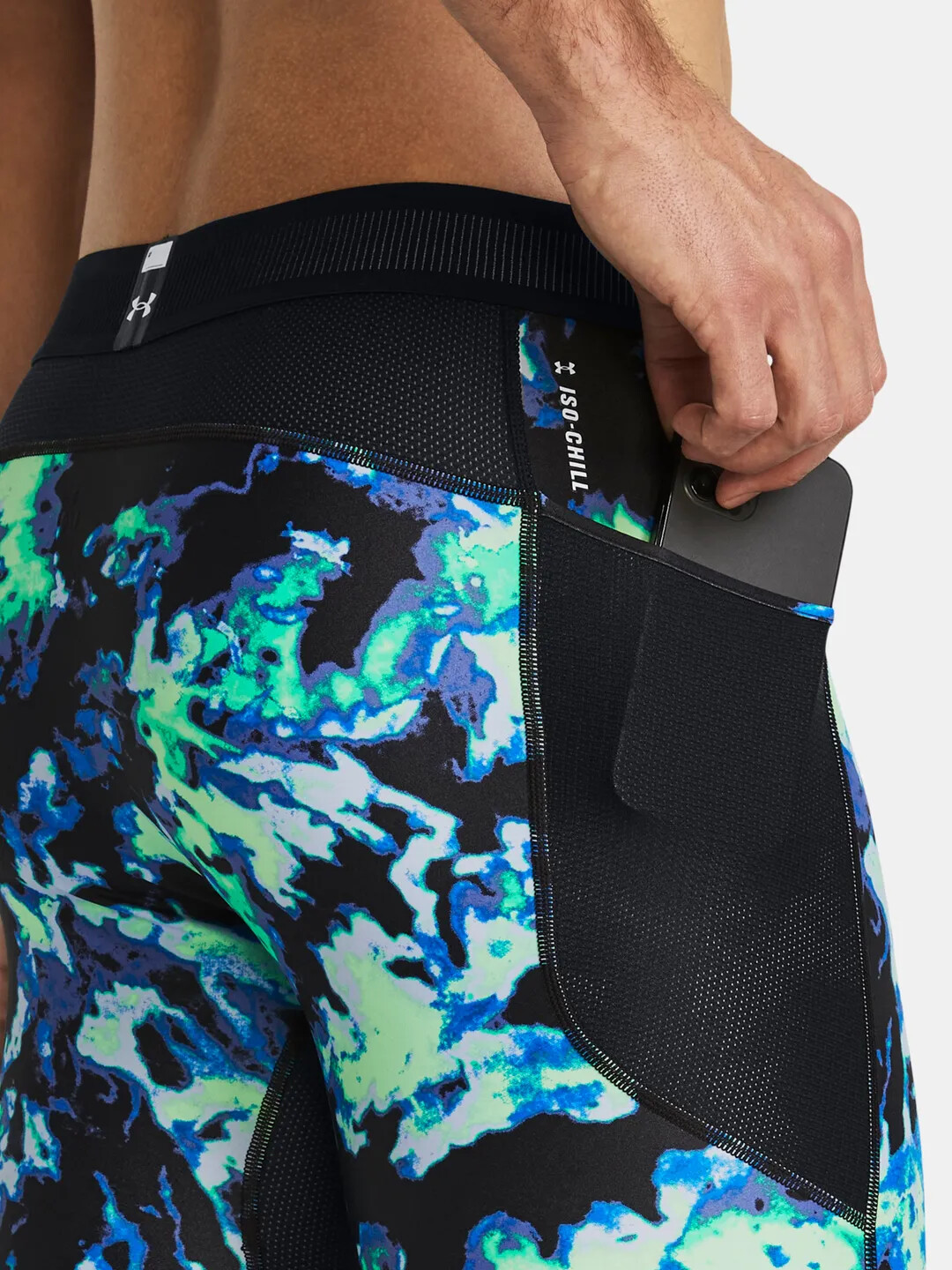 Men&#039;s shorts Under Armour HG IsoChill Prtd Lg Sts