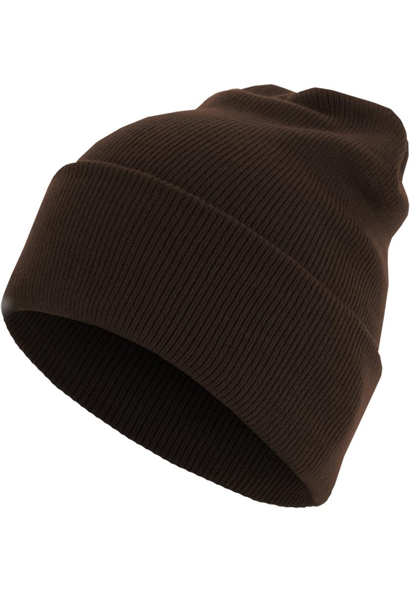 Beanie Basic Flap Long Version chocolate