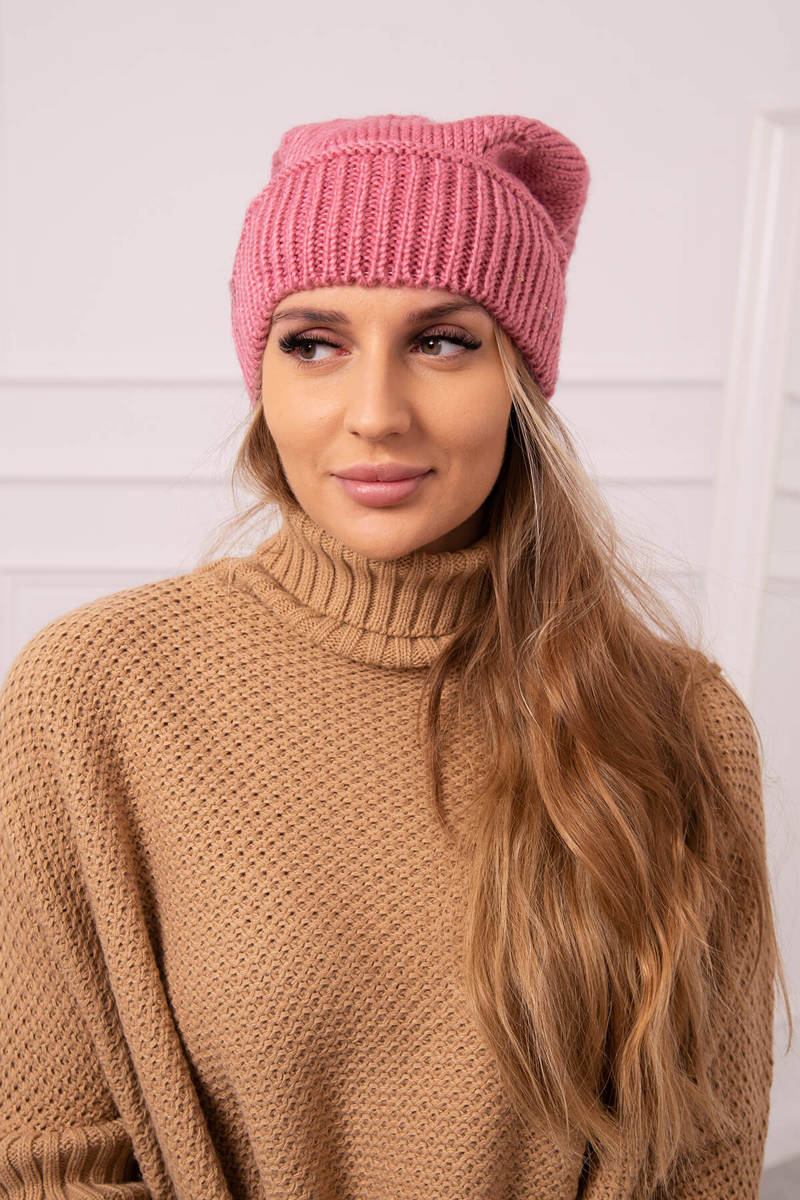 Ladies beanie Ingrid K371 dark pink