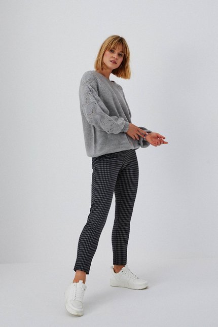 Women's pants Moodo Checkered