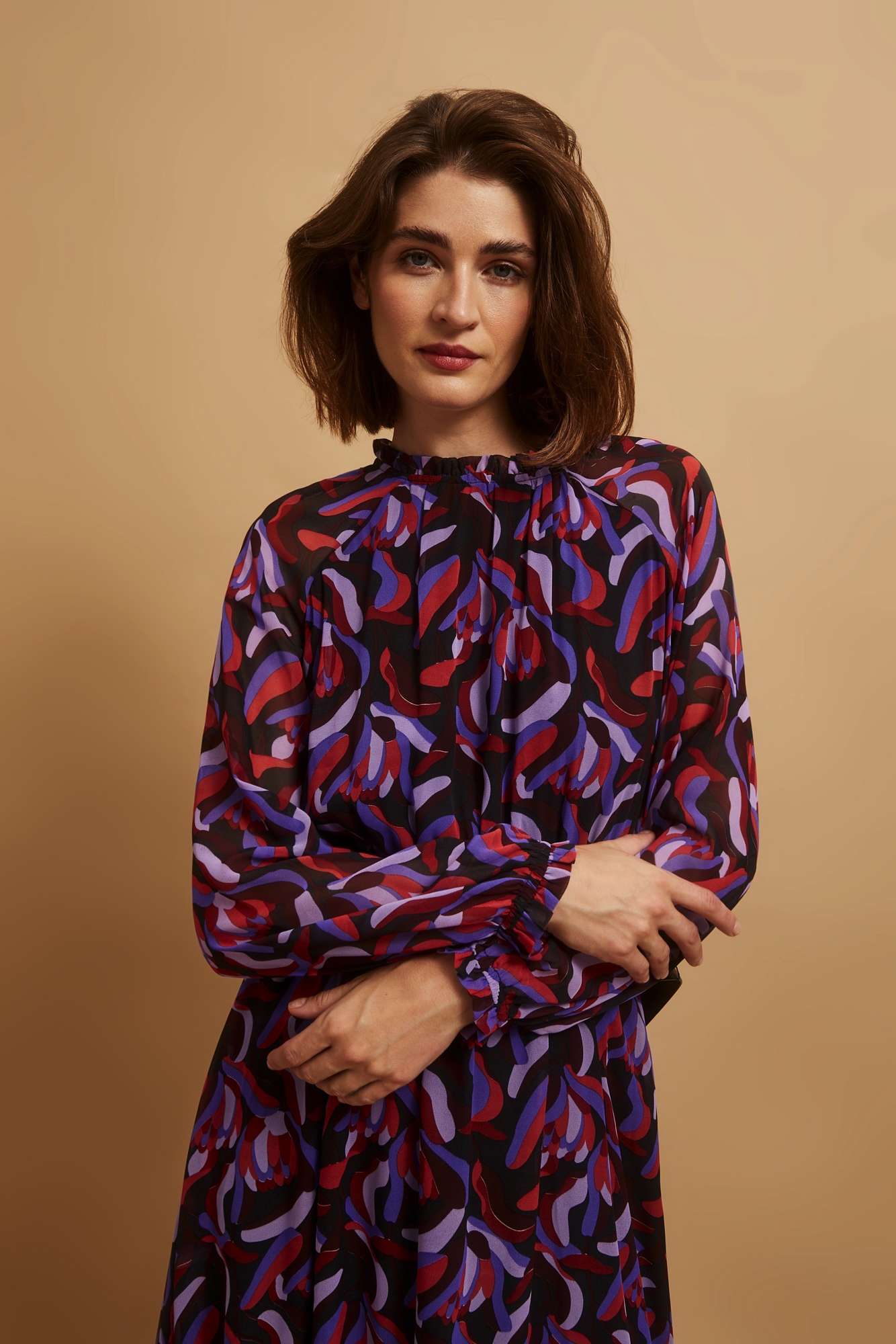 Marisse Midi Dress With A Belt