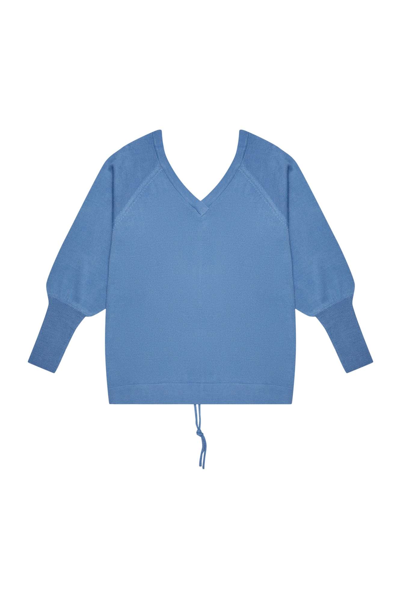 Sweater with fluffy sleeves