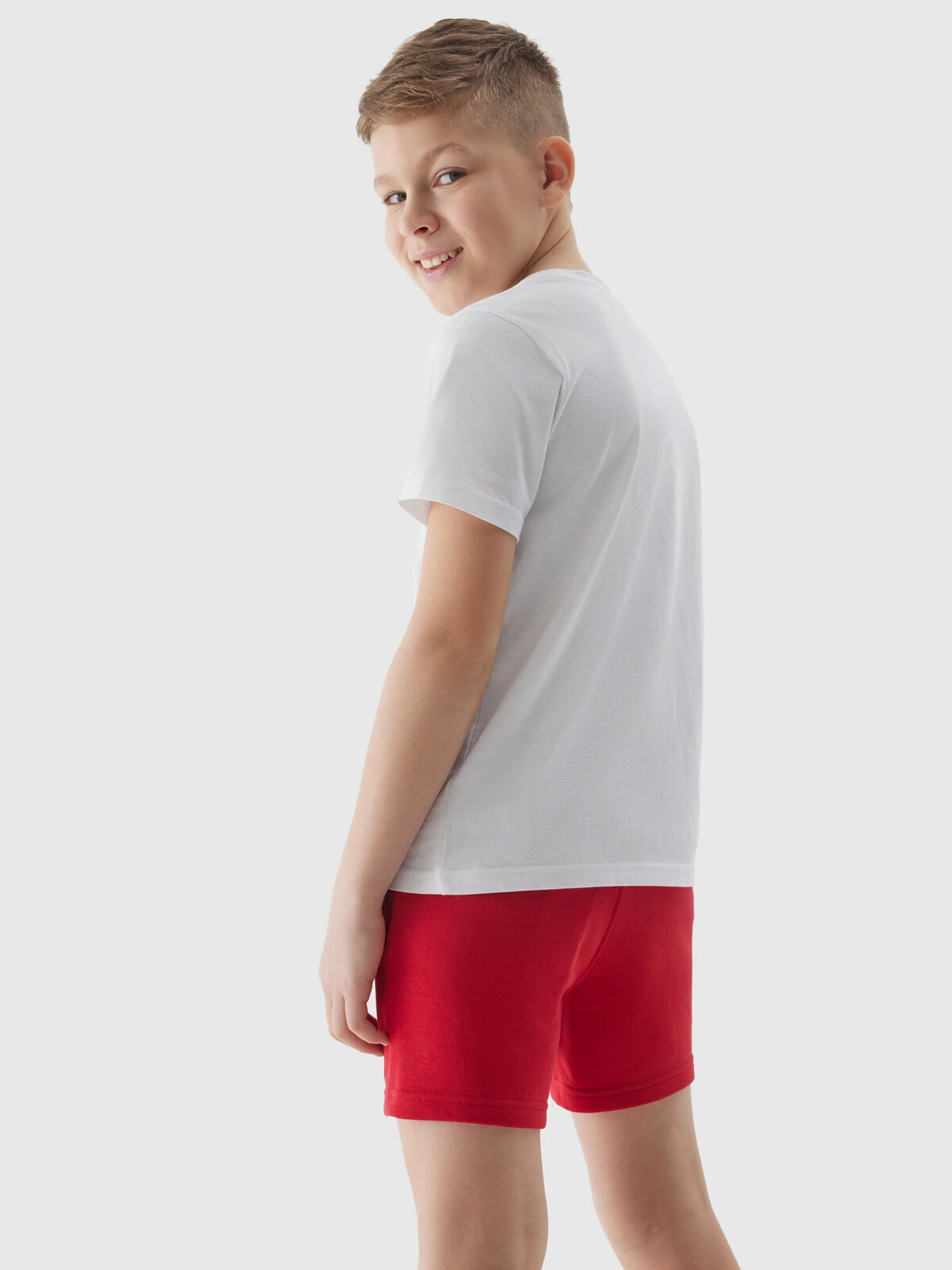 4F Boys&#039; Tracksuit Shorts - Red