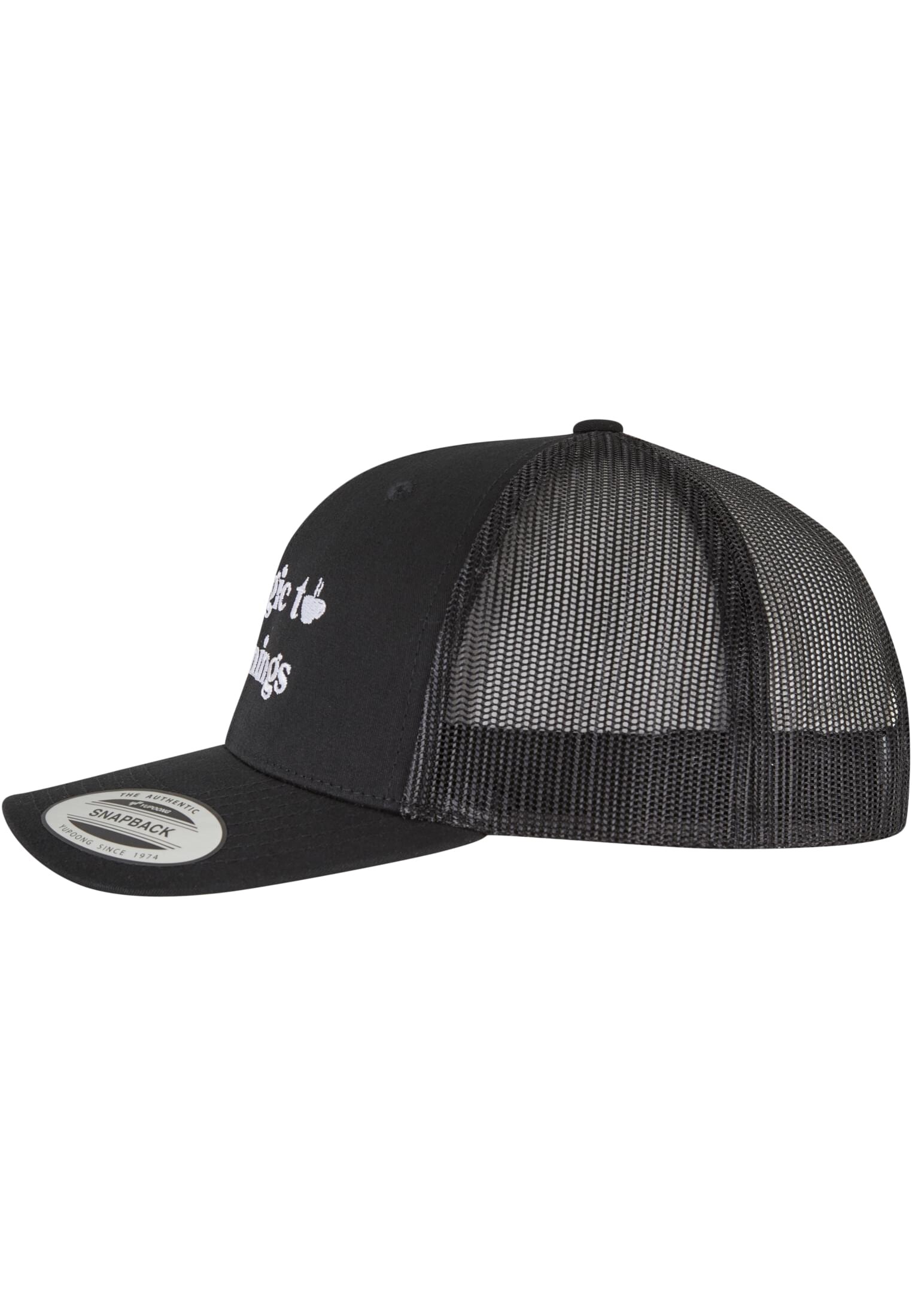 Alergic To Mornings Retro Trucker Cap Black